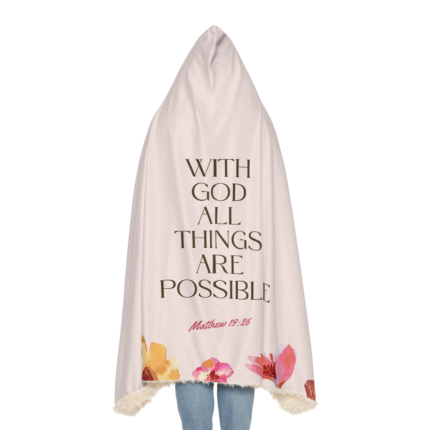 Snuggle Blanket - Matthew 19:26
