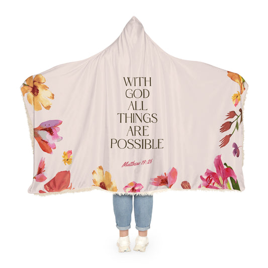 Snuggle Blanket - Matthew 19:26